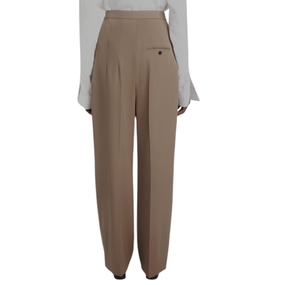 The Row Marcellita Pleated Wool Pants - Picture 3 of 4